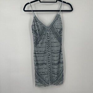Jump Apparel Dress 1 2 Juniors Sequins V Neck Sleeveless Strappy Party Classic